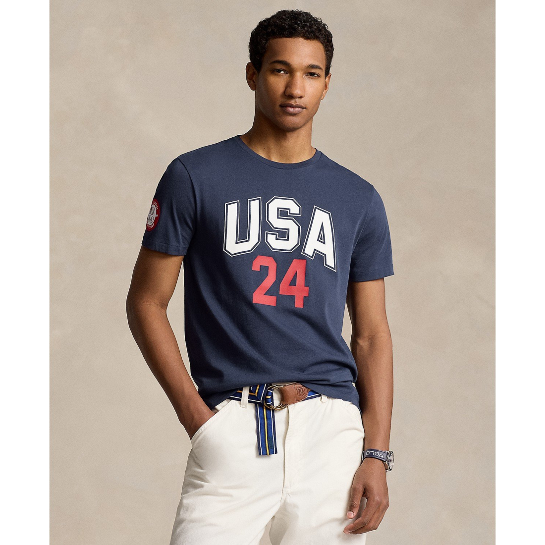 Team USA Jersey Graphic T-Shirt pour Hommes