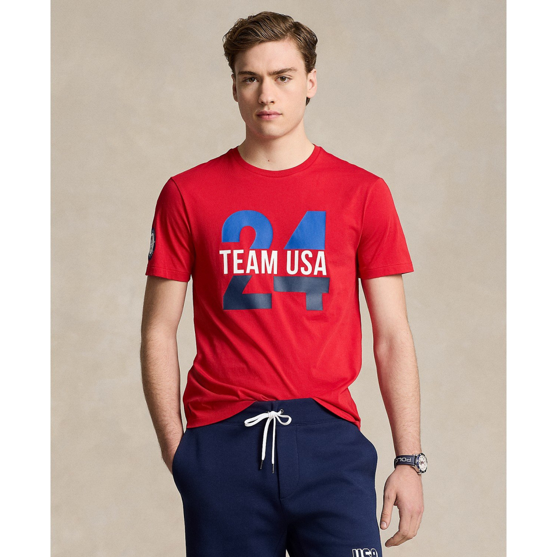 Team USA Custom Slim-Fit Team Graphic T-Shirt pour Hommes