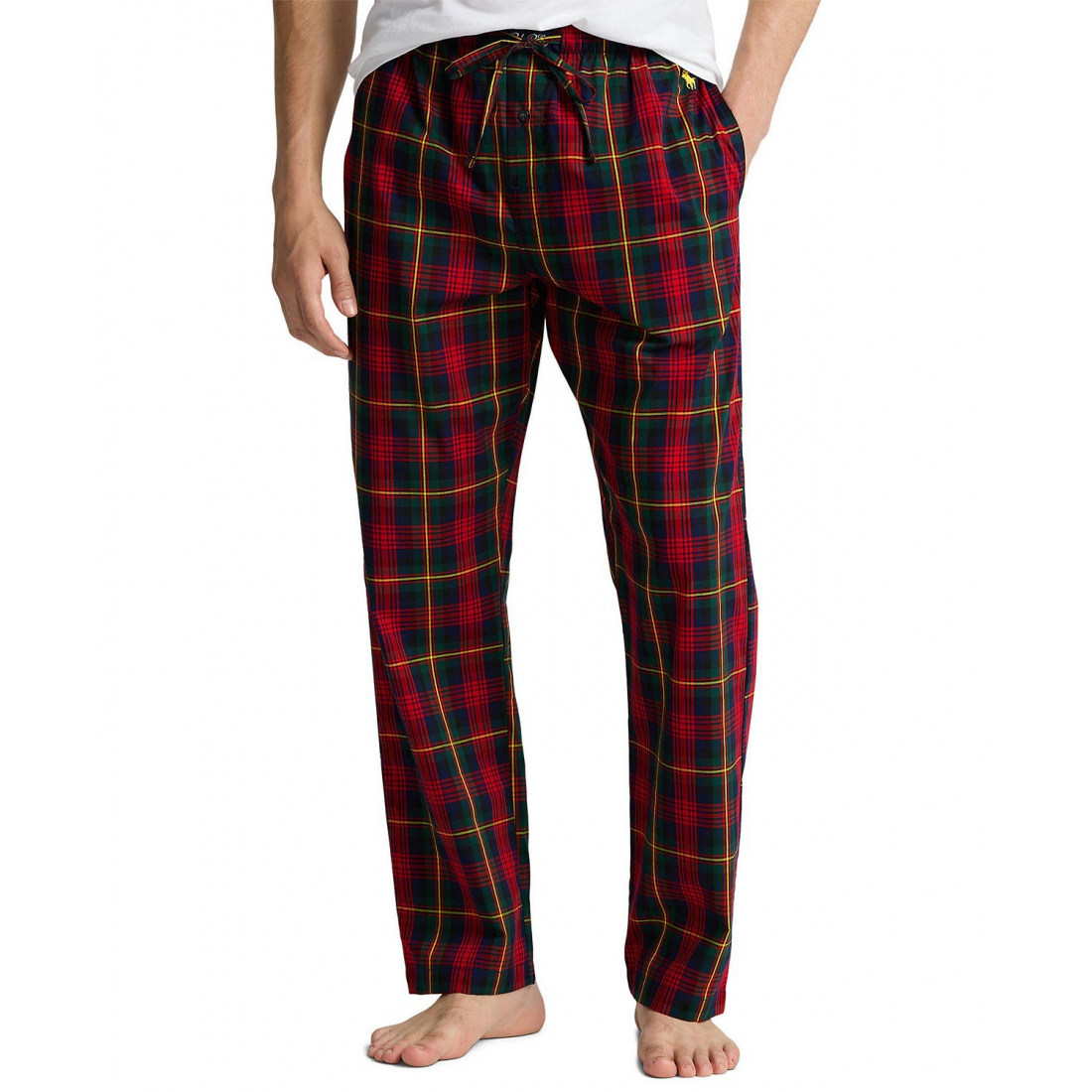 Woven Plaid Pajama Pants pour Hommes