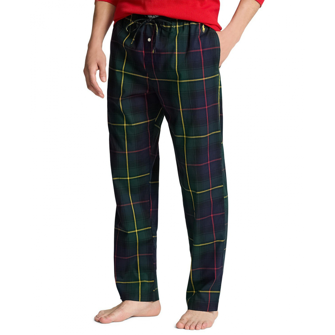 Men's Woven Plaid Pajama Pants