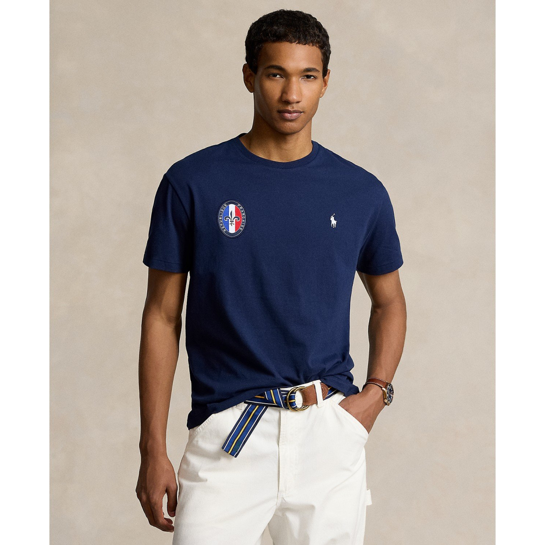 Classic-Fit France T-Shirt pour Hommes