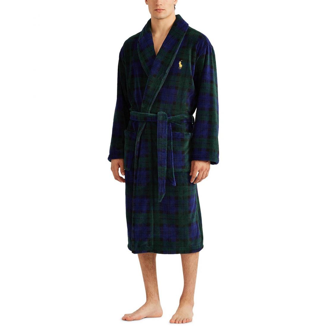 Men's Microfiber Plush Robe