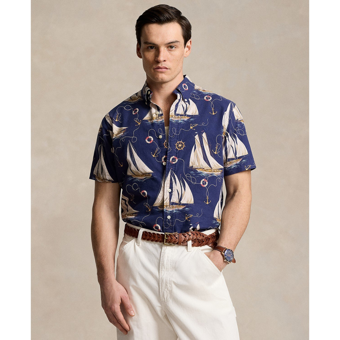 Classic-Fit Oxford Shirt pour Hommes