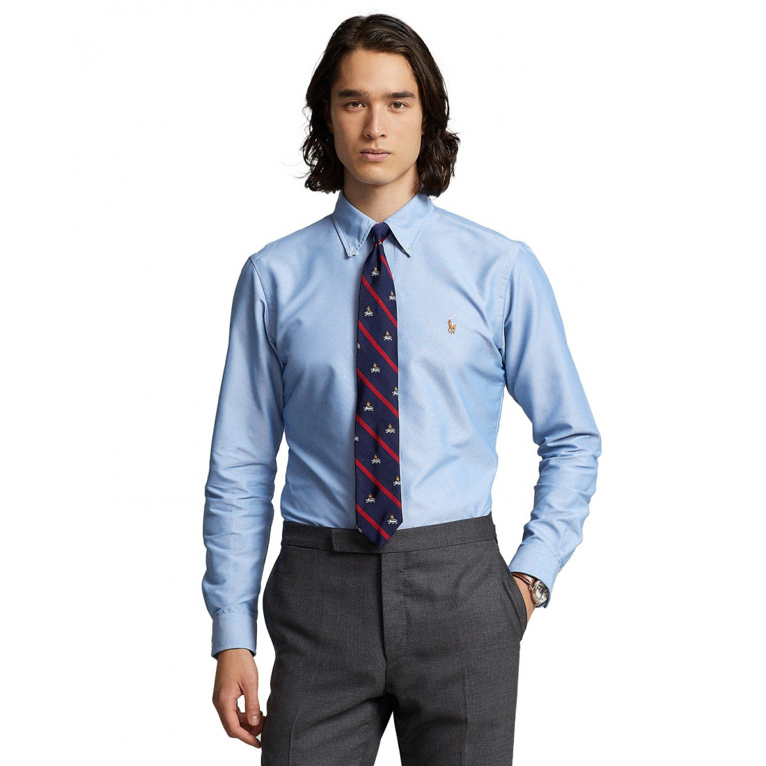 Men's Classic-Fit Performance Oxford Shirt