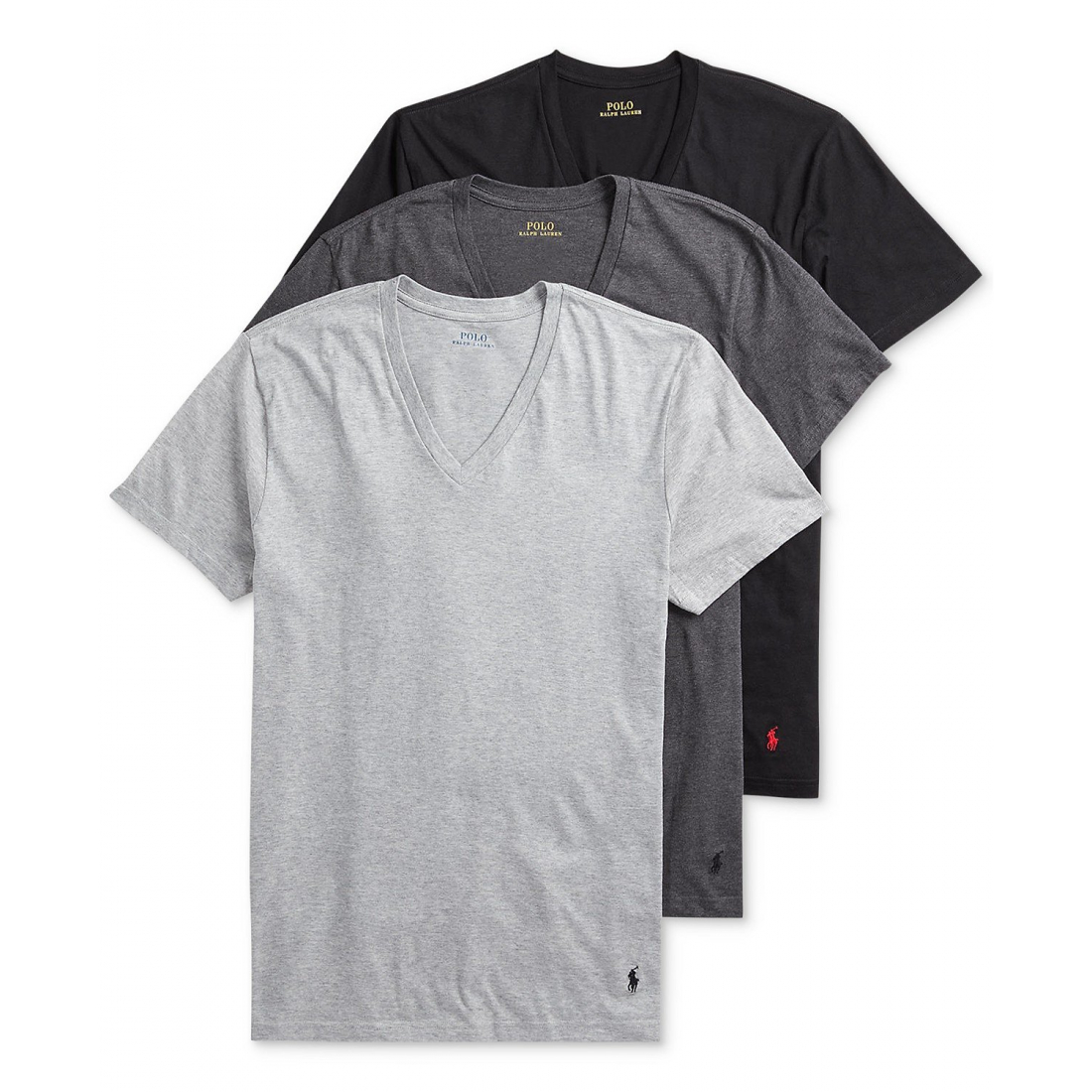 Men's V-Neck Classic Undershirt - 3 Pieces