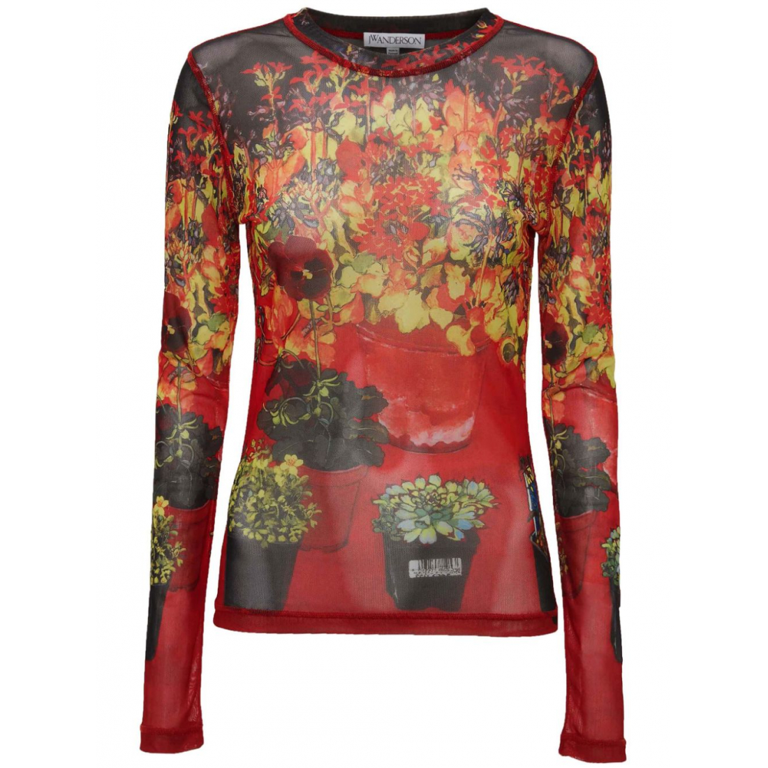 T-Shirt manches longues 'Floral-Print' pour Femmes