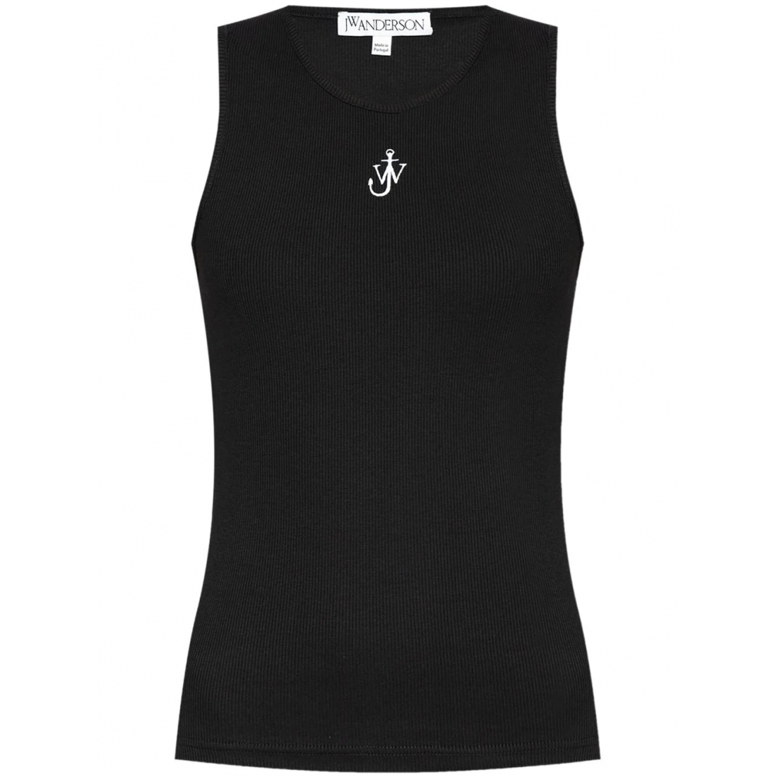 'Anchor-Logo Ribbed' Trägershirt für Damen