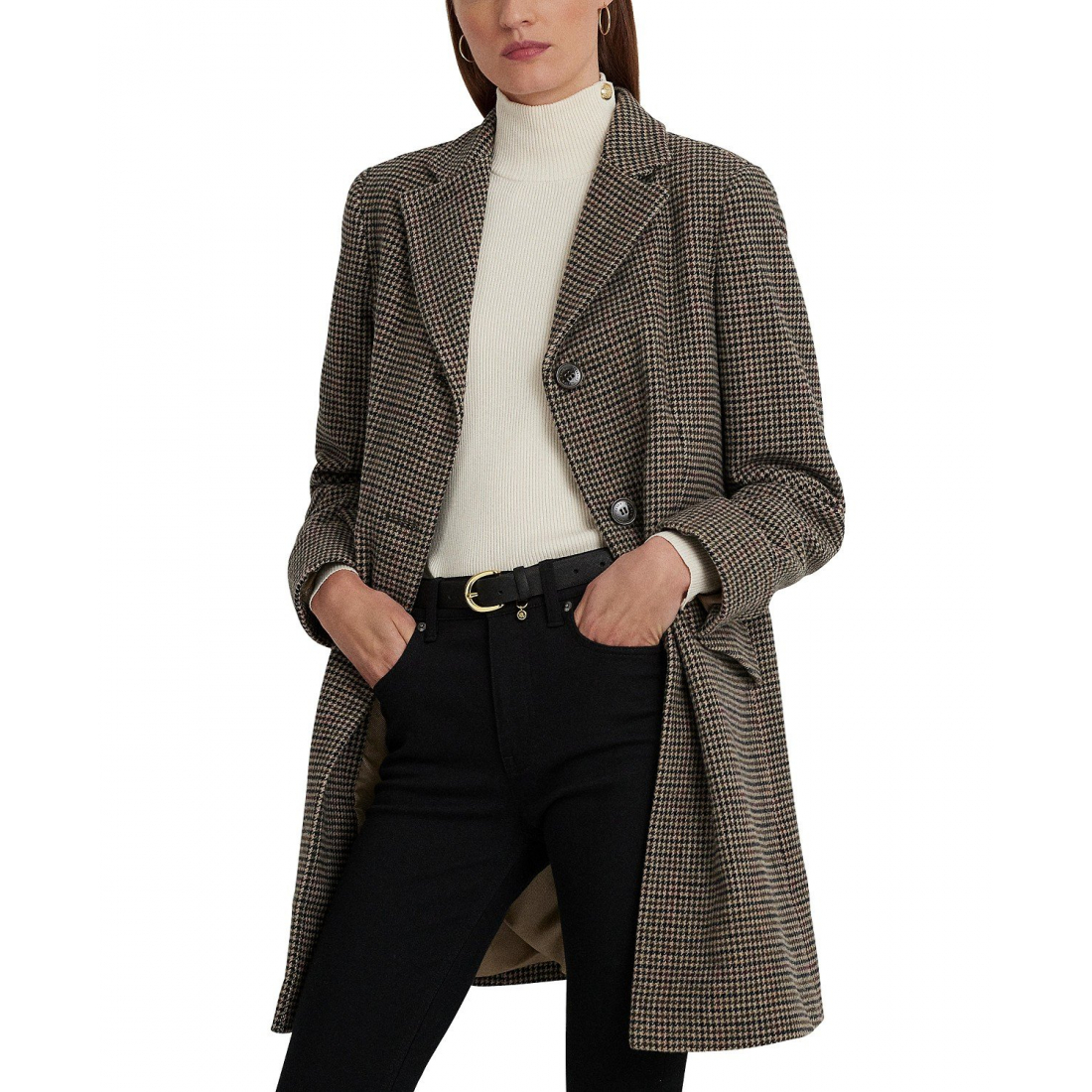 'Single-Breasted Walker Coat' pour Femmes