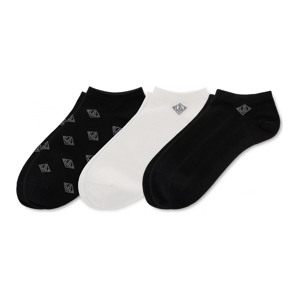 Women's Deco Low Cut Socks - 3 Pairs