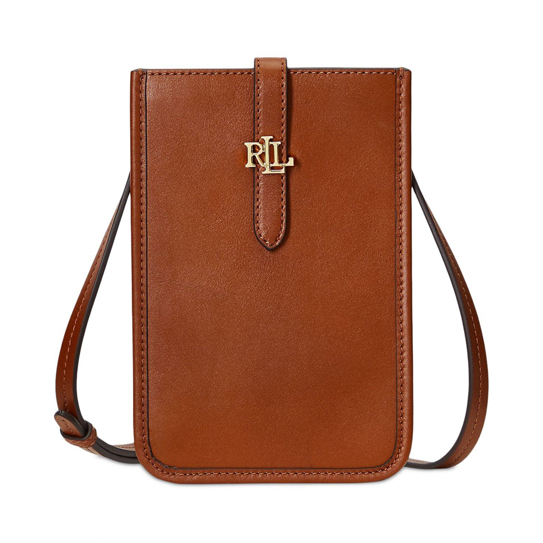 Women's Leather Crossbody Tech Case