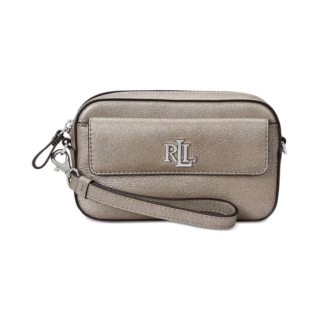 Women's Metallic Leather Marcy Convertible Pouch