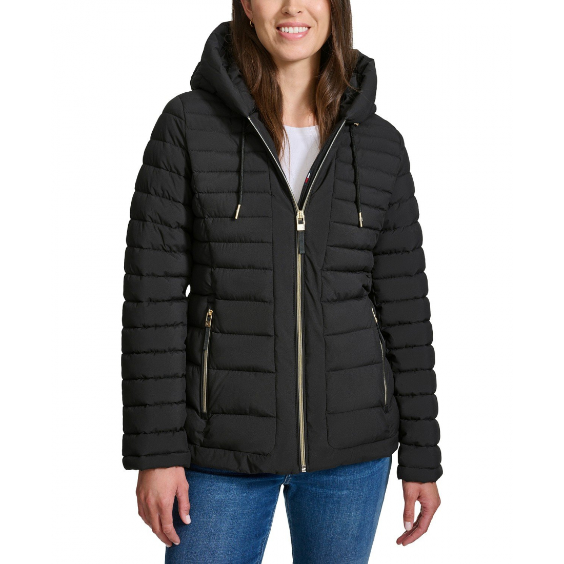 'Hooded Packable Puffer Coat' für Damen