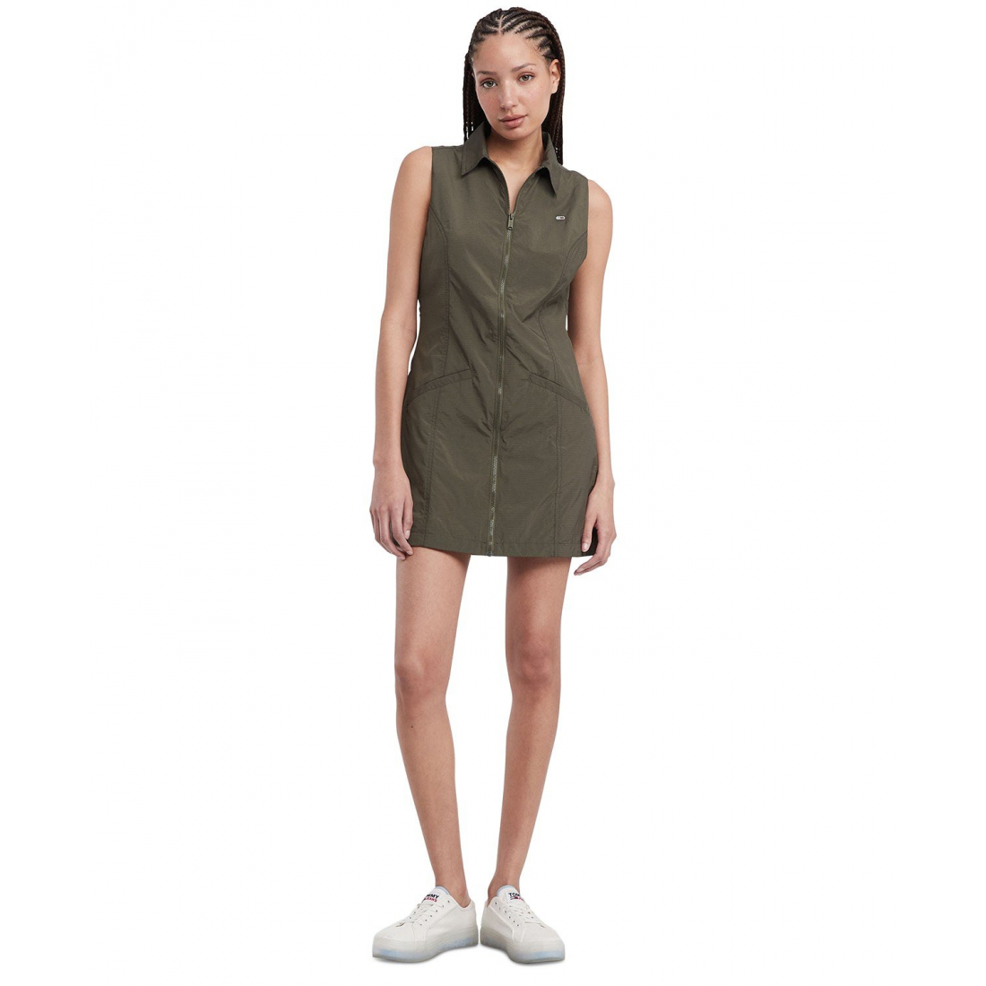 Ripstop Sleeveless Cargo Dress für Damen