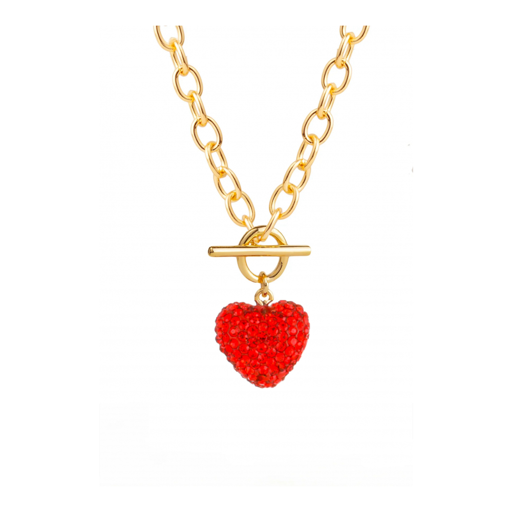 Collier 'Pave Heart' pour Femmes