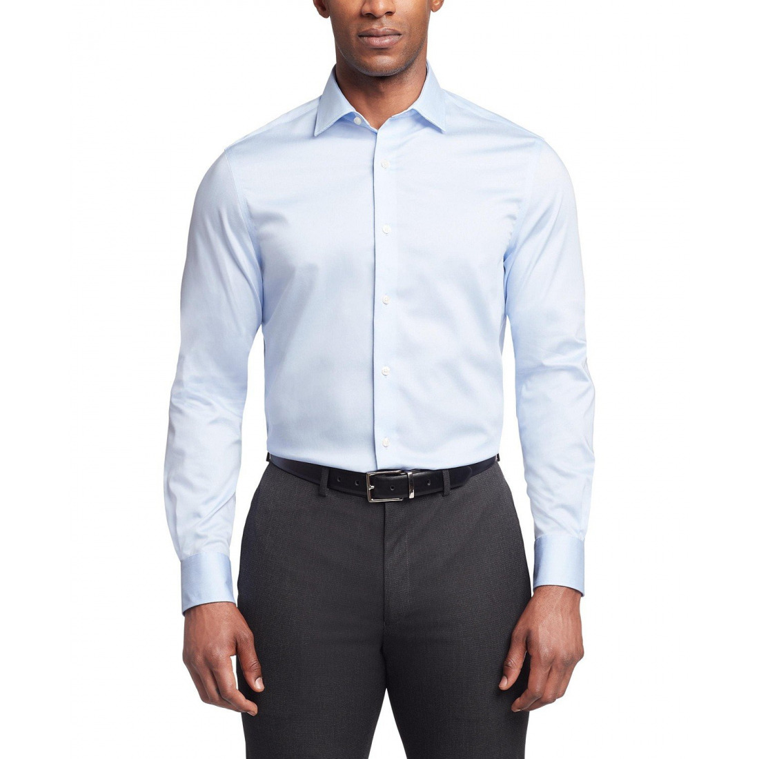 Flex Regular Fit Wrinkle Free Stretch Twill Dress Shirt für Herren