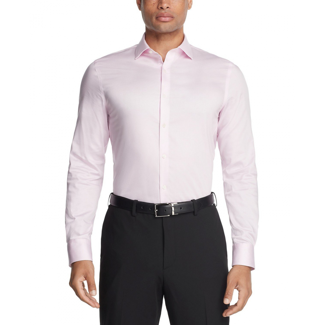 Men's Regular Fit TH Flex Essentials Wrinkle Free Stretch Dress Shirt