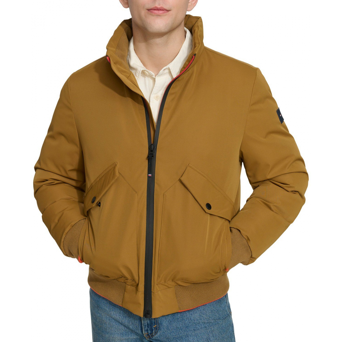 Men's Flex Performance Zip-Front Bomber Jacket