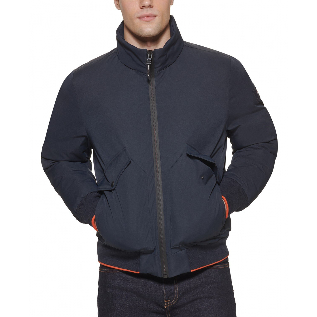 Men's Flex Performance Zip-Front Bomber Jacket