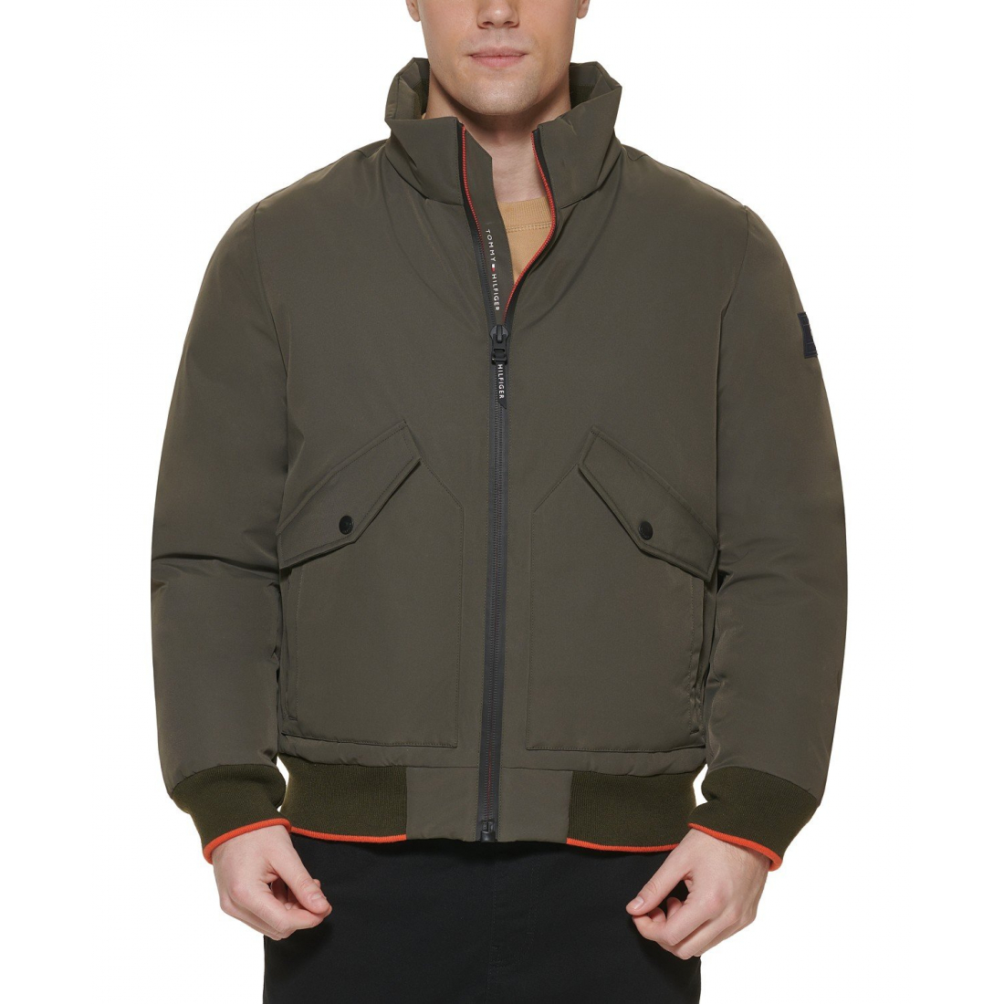 Men's Flex Performance Zip-Front Bomber Jacket