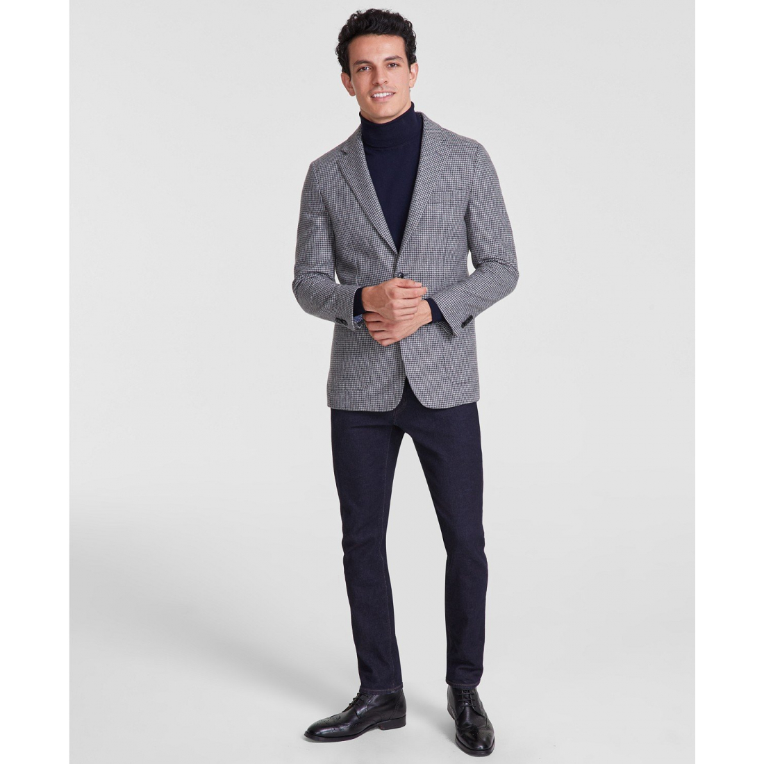 Modern-Fit Wool Blend Sport Coat pour Hommes