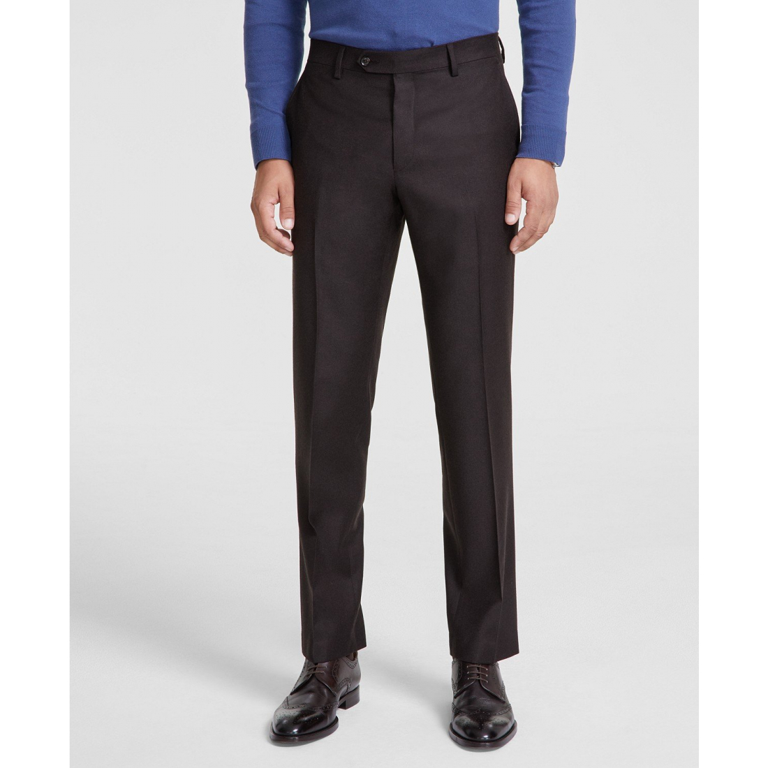 Pantalon de Costume 'Modern-Fit Stretch Wool' pour Hommes