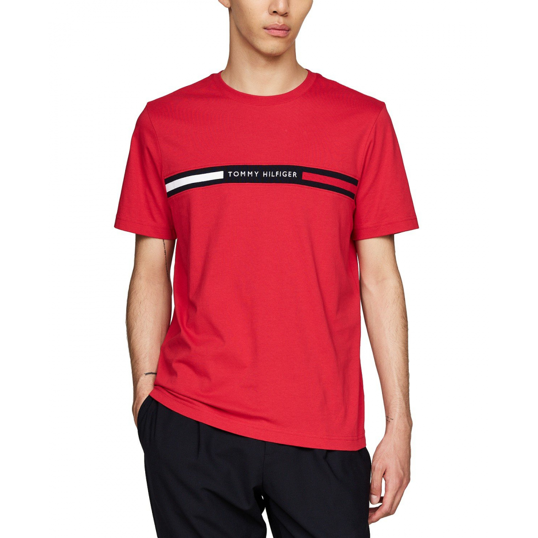 Men's Chest Insert Logo Short Sleeve T-Shirt