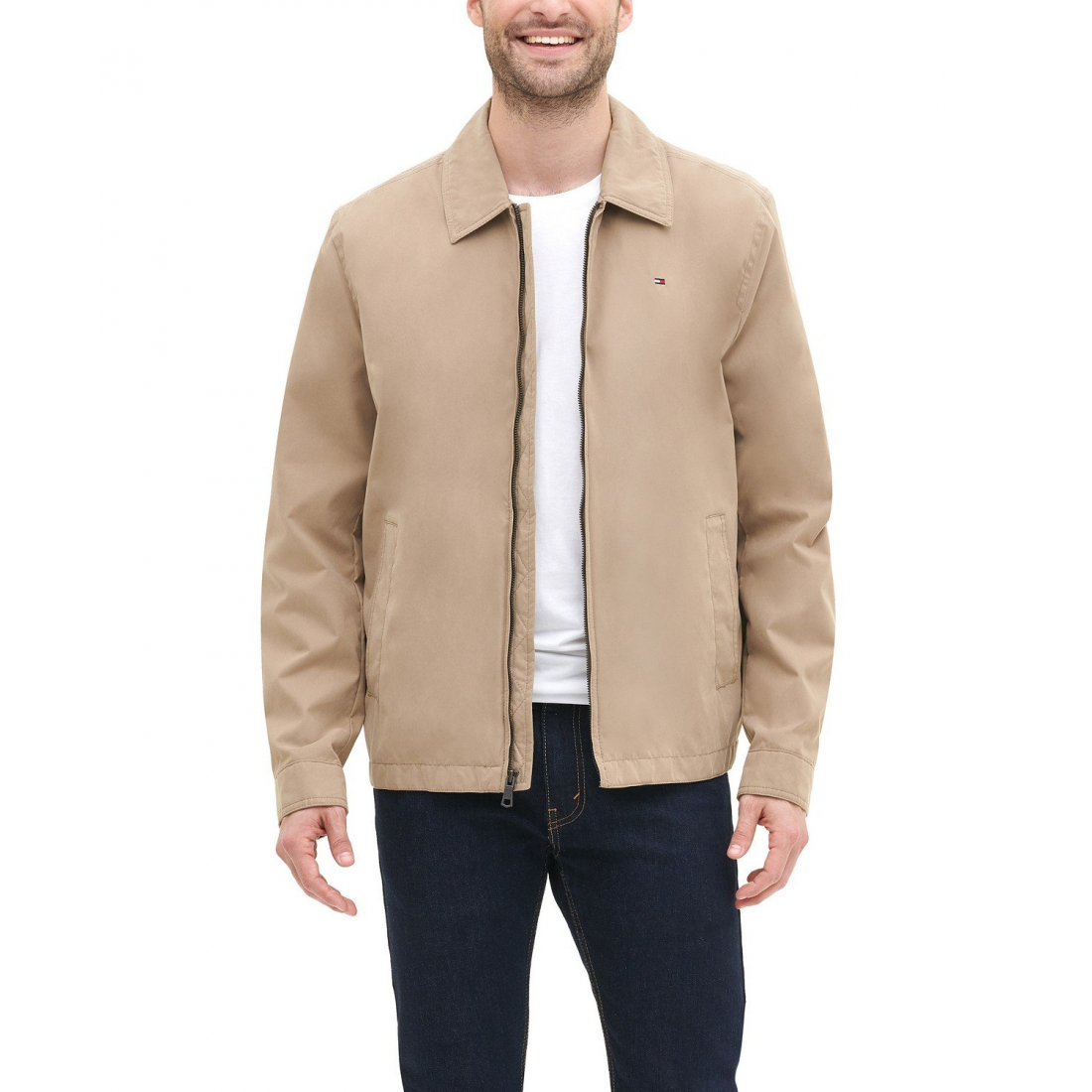 Men's Lightweight Full Zip-Front Jacket