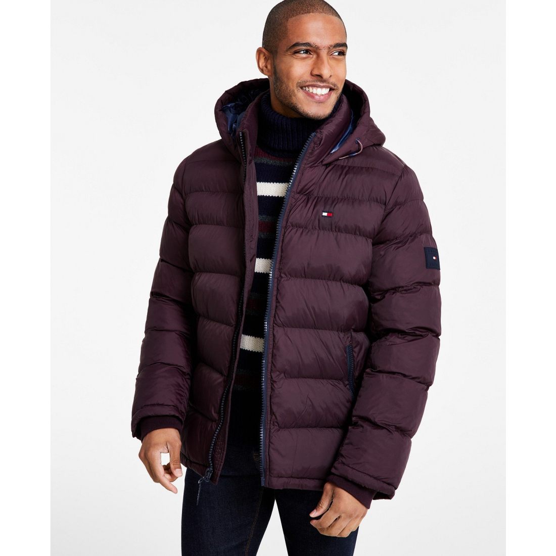 Quilted Puffer Jacket für Herren