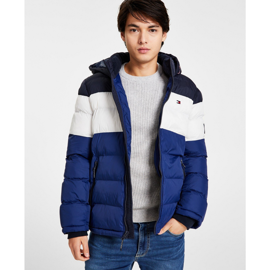 Quilted Puffer Jacket pour Hommes