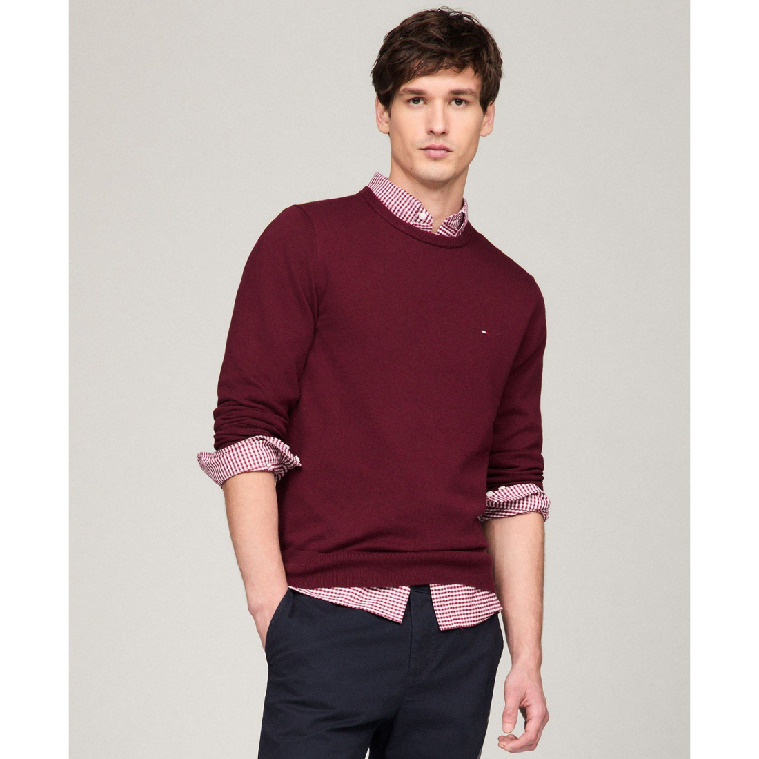 'Essential Solid Crew Neck Sweater' für Herren