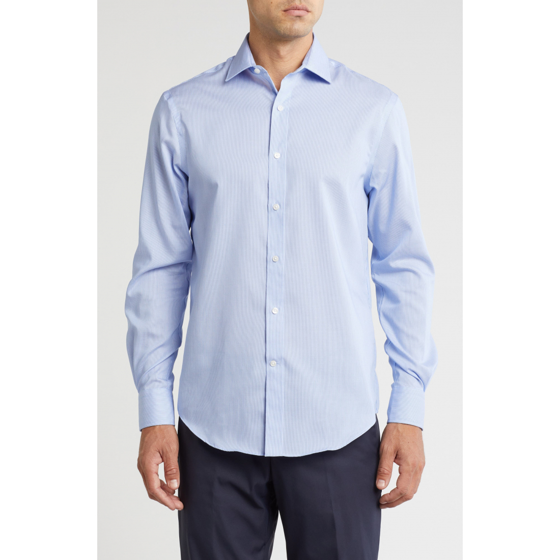 Men's Regular Fit Wrinkle Resistant Cotton Dress Shirt