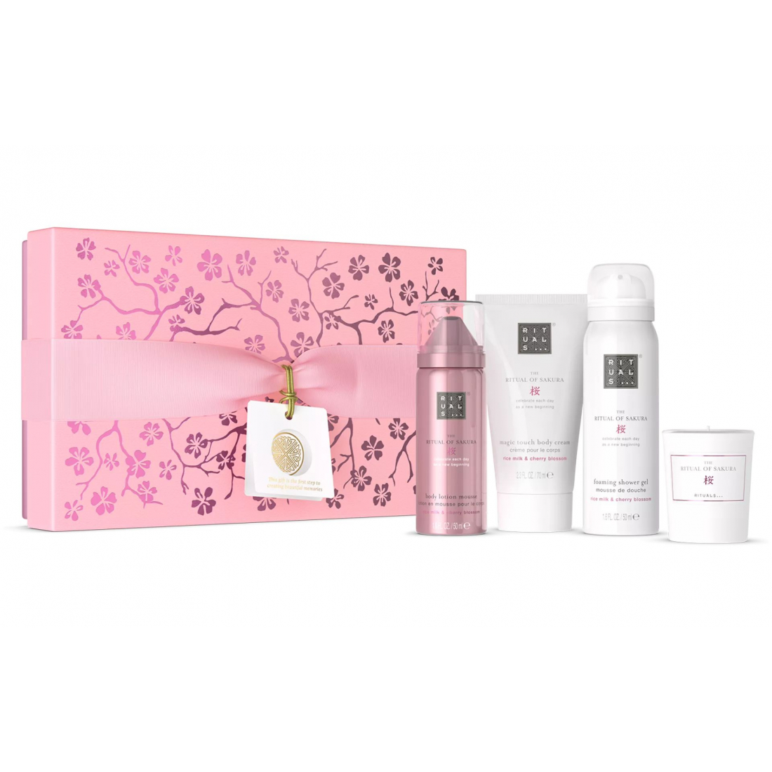 Coffret Cadeau 'The Rtual Of Sakura S' - 4 Pièces