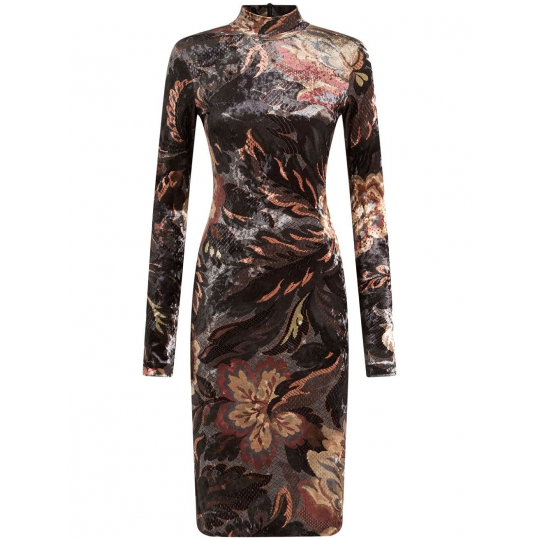 Women's 'Printed Chenille' Midi Dress