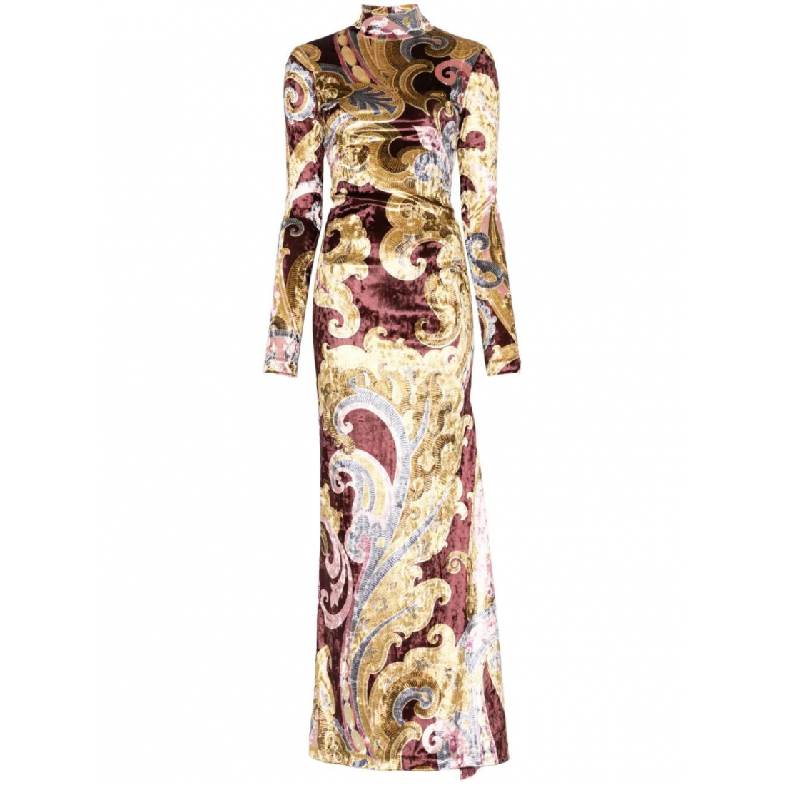 Women's 'Printed Chenille' Maxi Dress