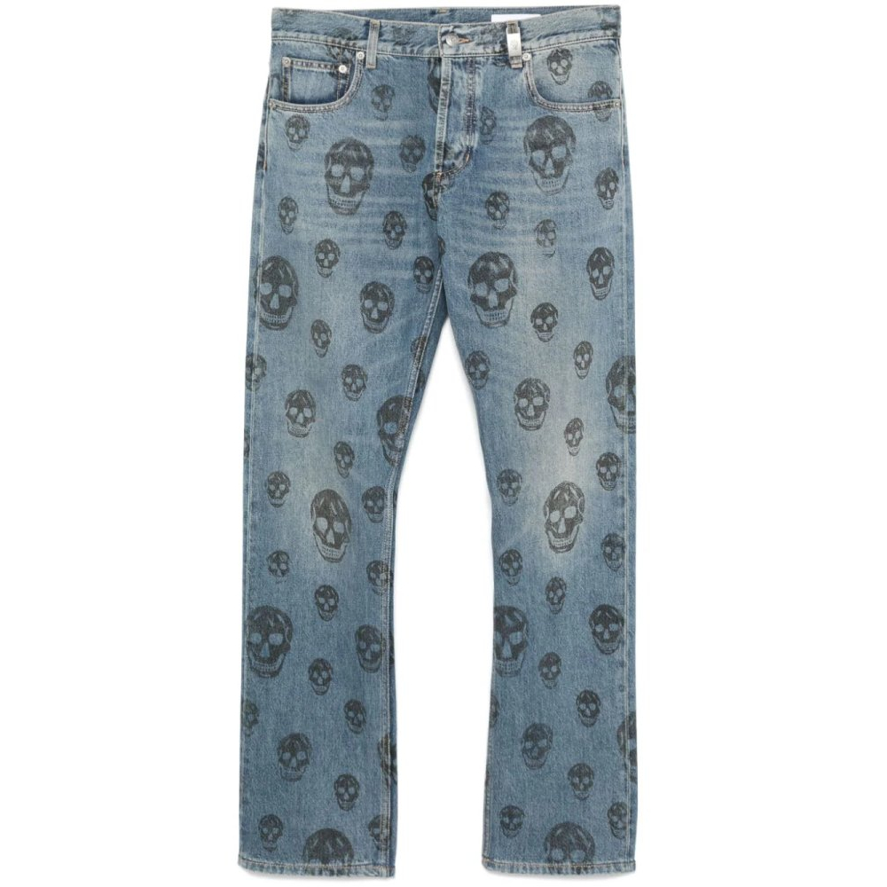 Jeans 'Skull-Print' pour Hommes