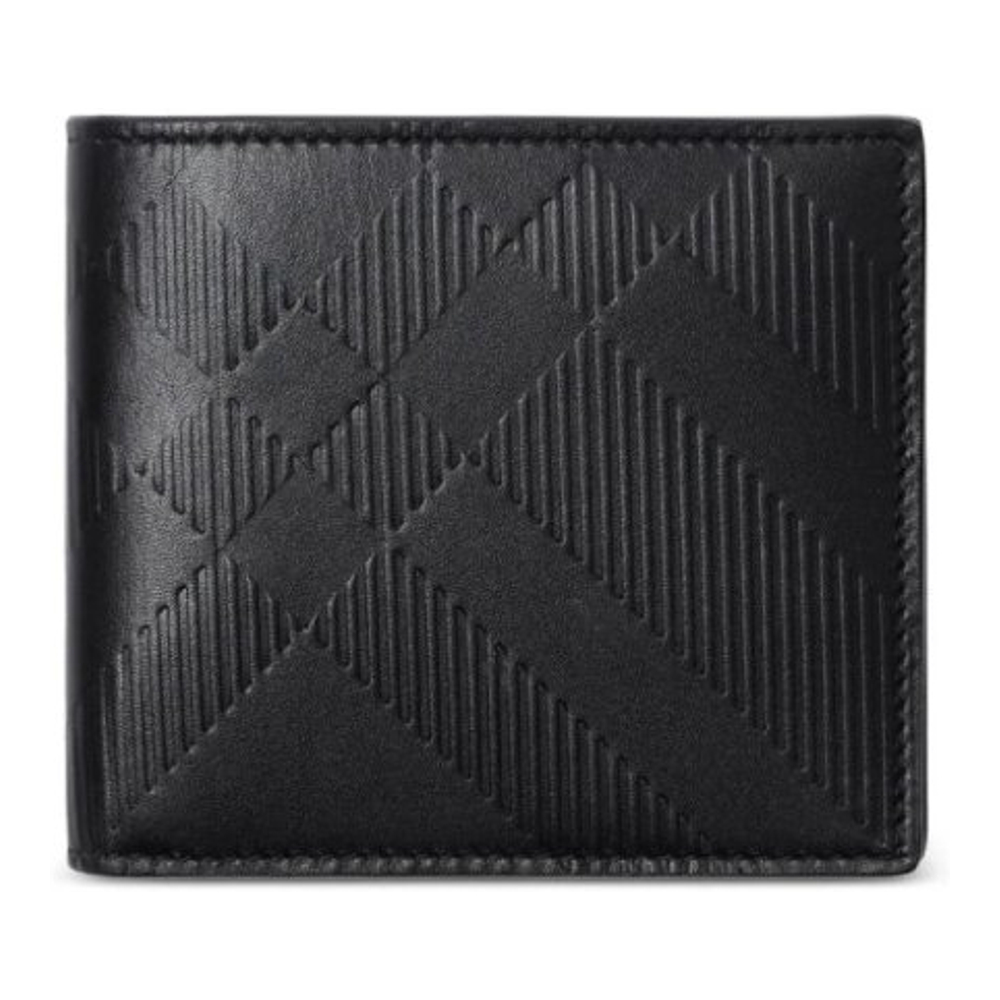 Men's 'Embossed-Check' Wallet