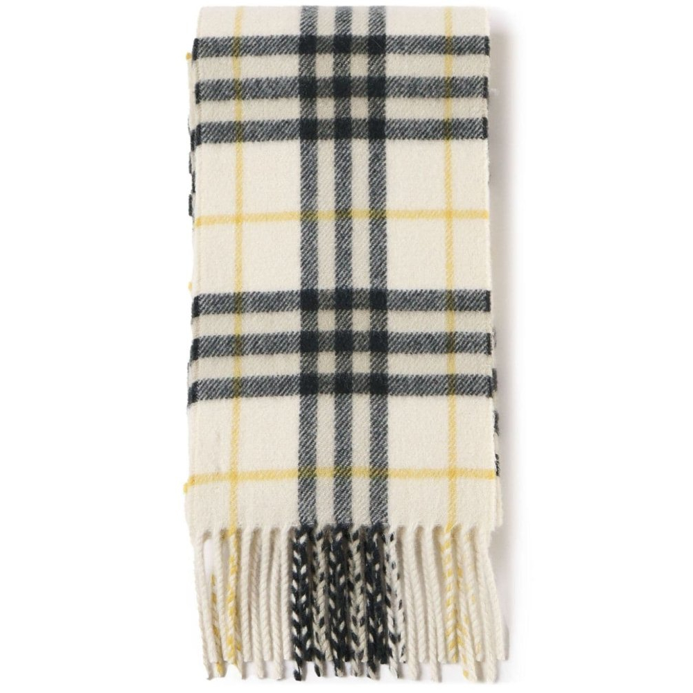 Women's 'Checked' Wool Scarf