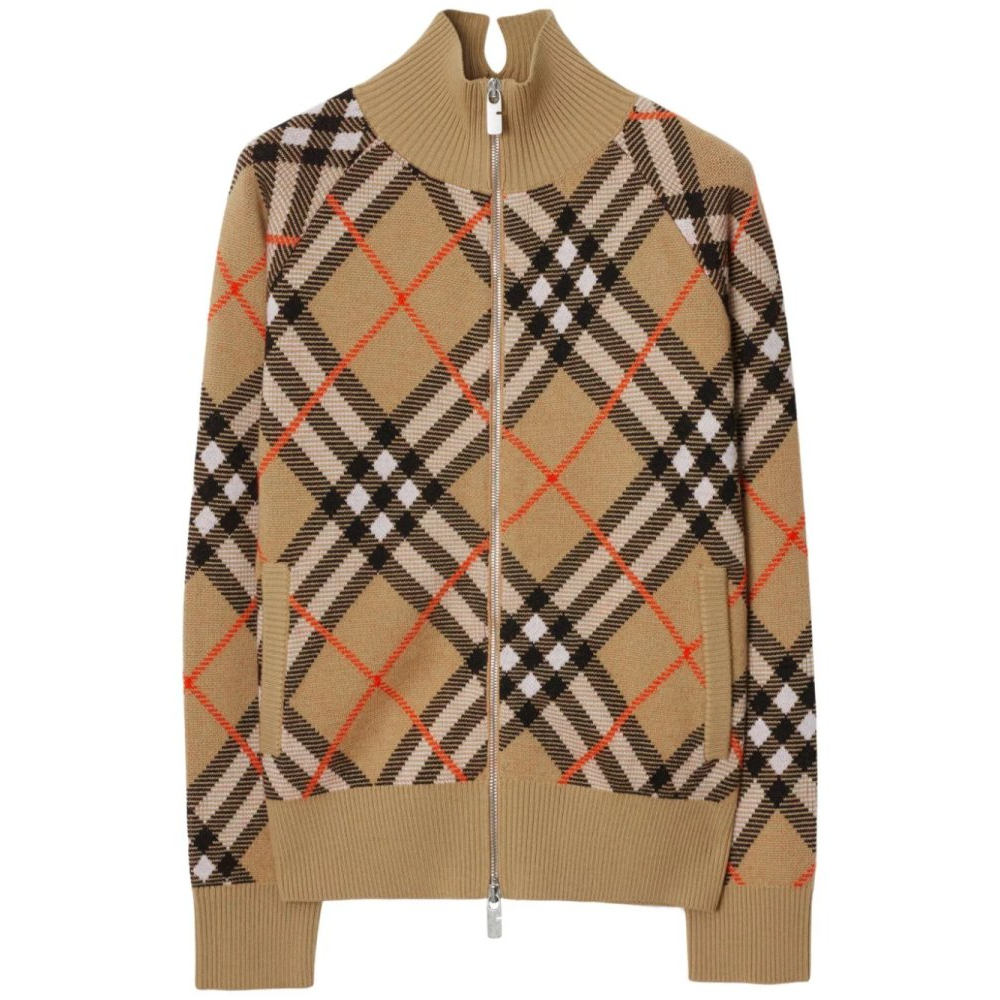 Women's 'Check-Pattern' Cardigan