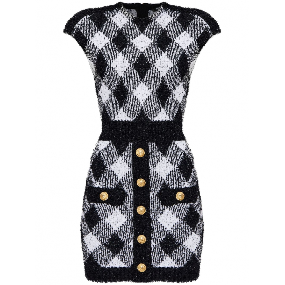 Women's 'Button-Embellished' Mini Dress