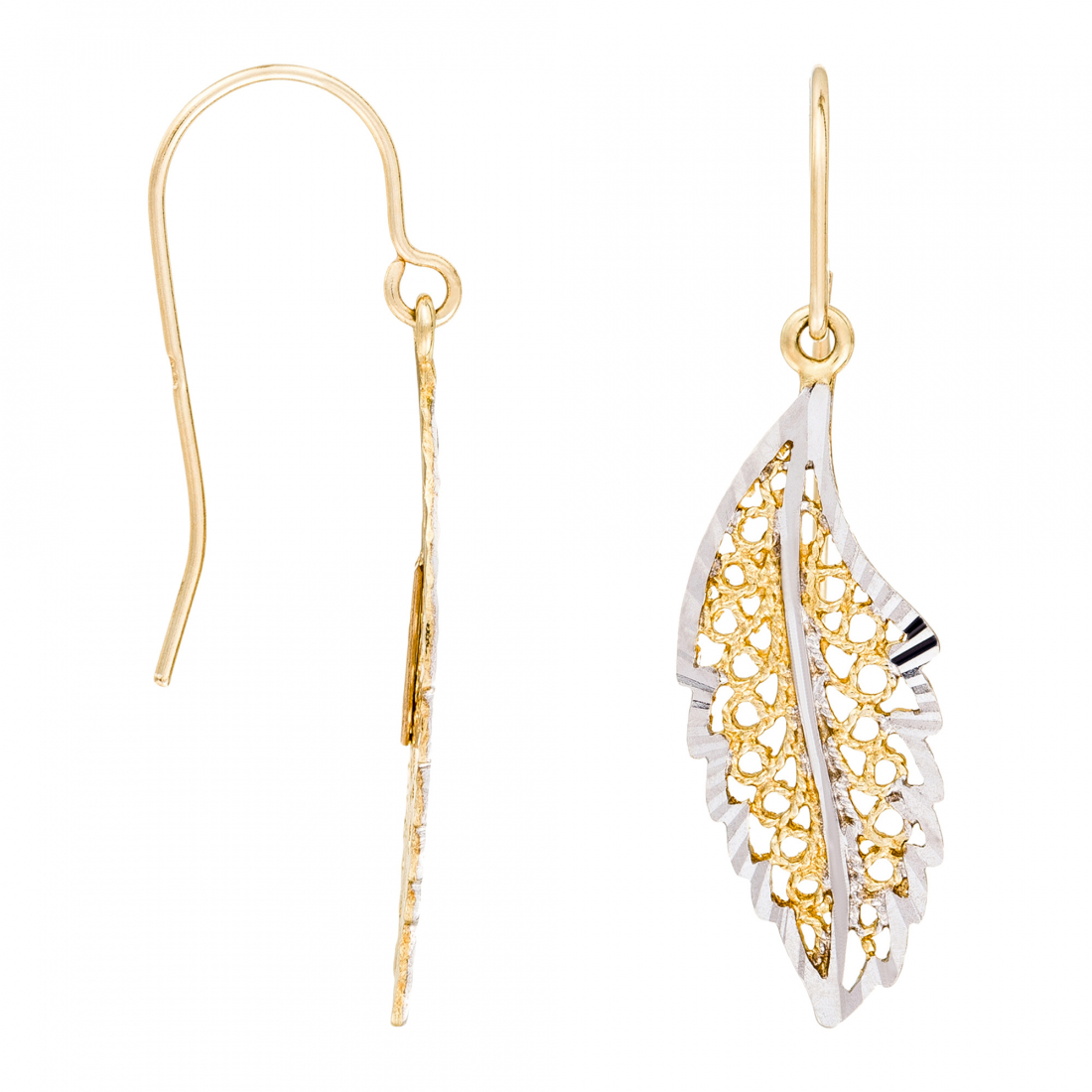 Boucles d'oreilles 'Feuilles Au Vent' pour Femmes