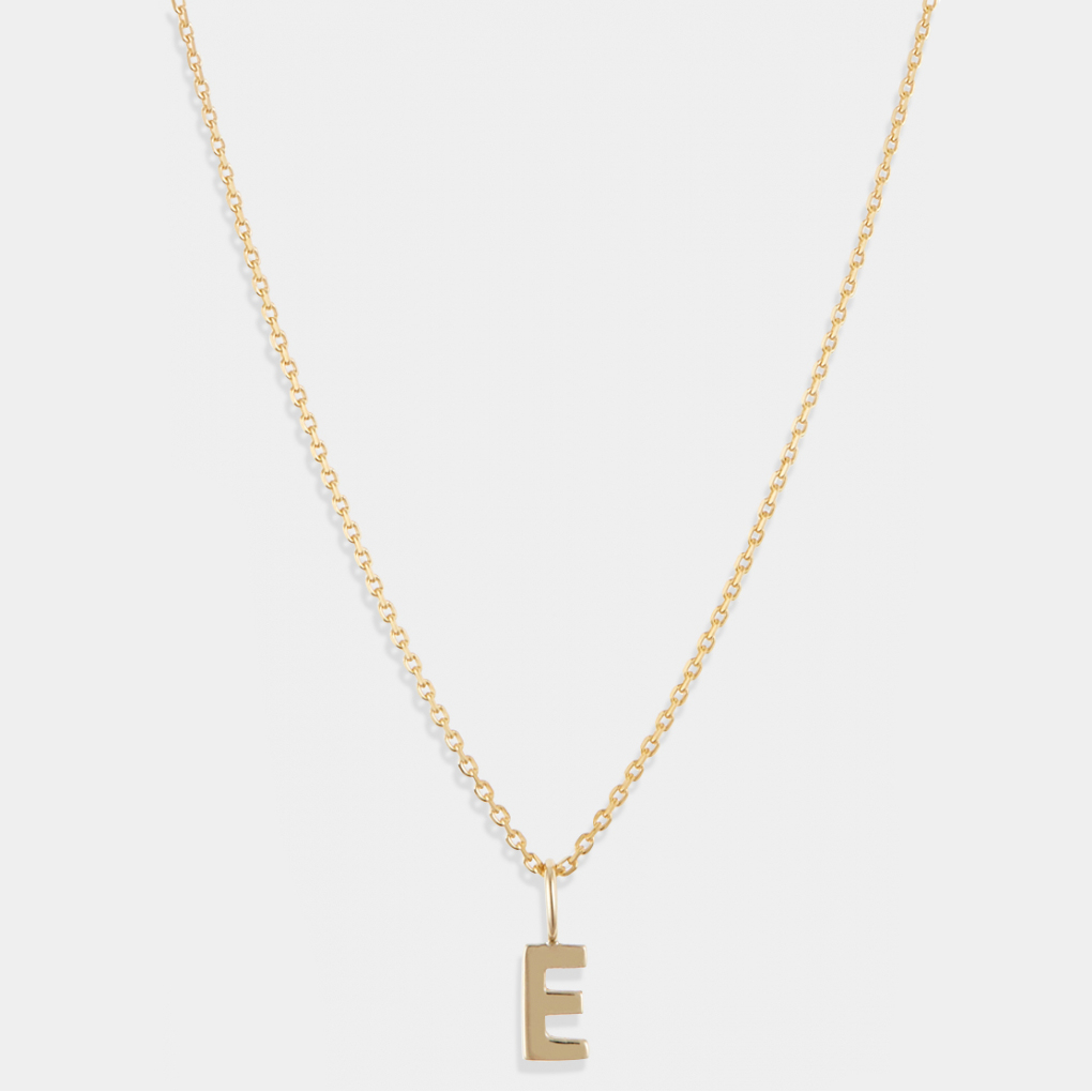 Pendentif 'Lettre E' pour Femmes