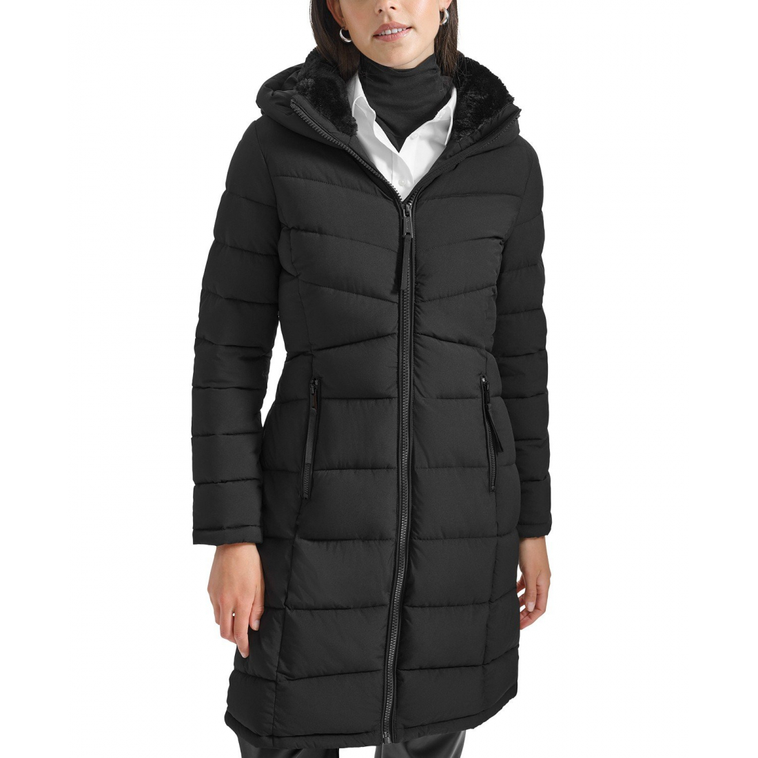 'Hooded Puffer Coat' pour Femmes