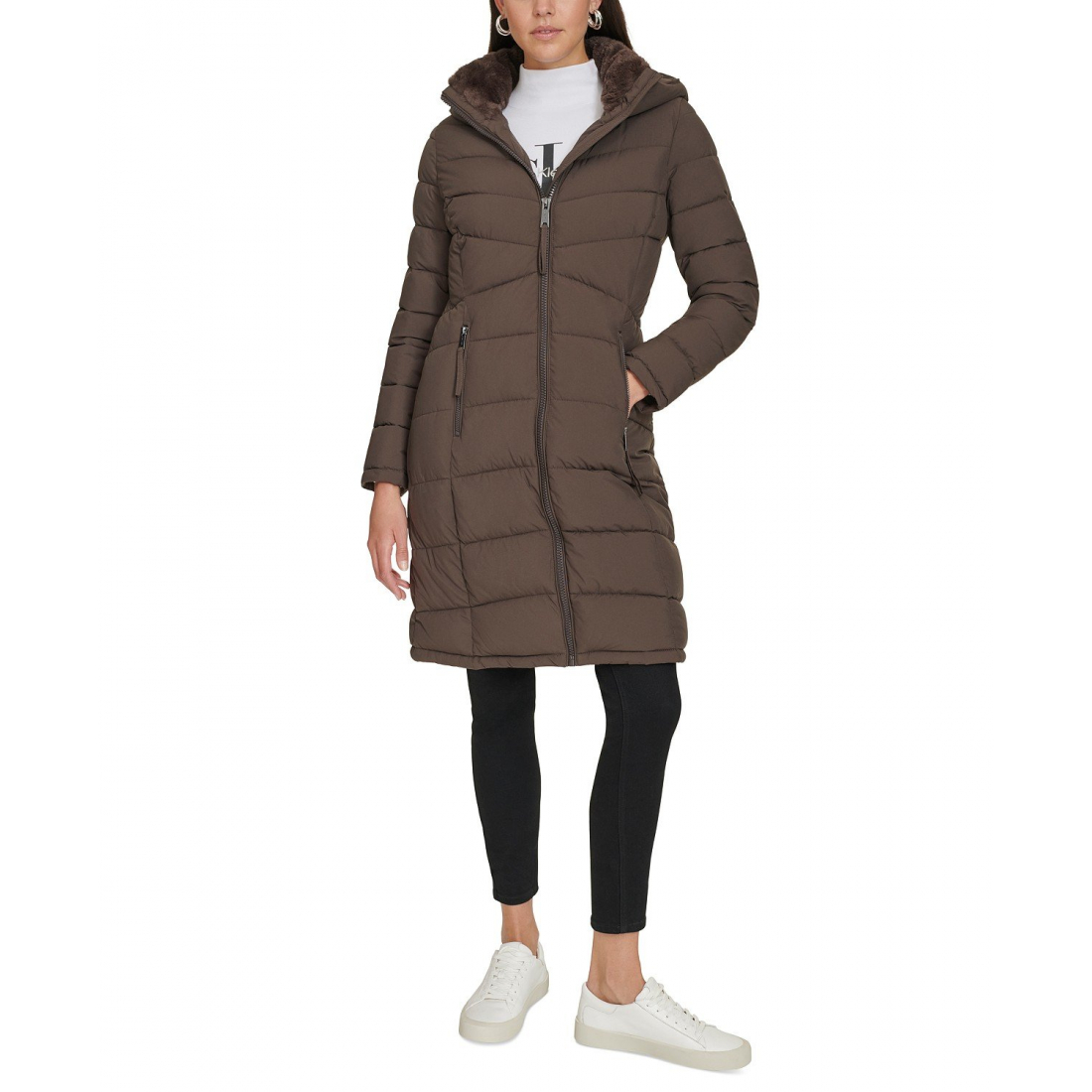 'Hooded Puffer Coat' für Damen