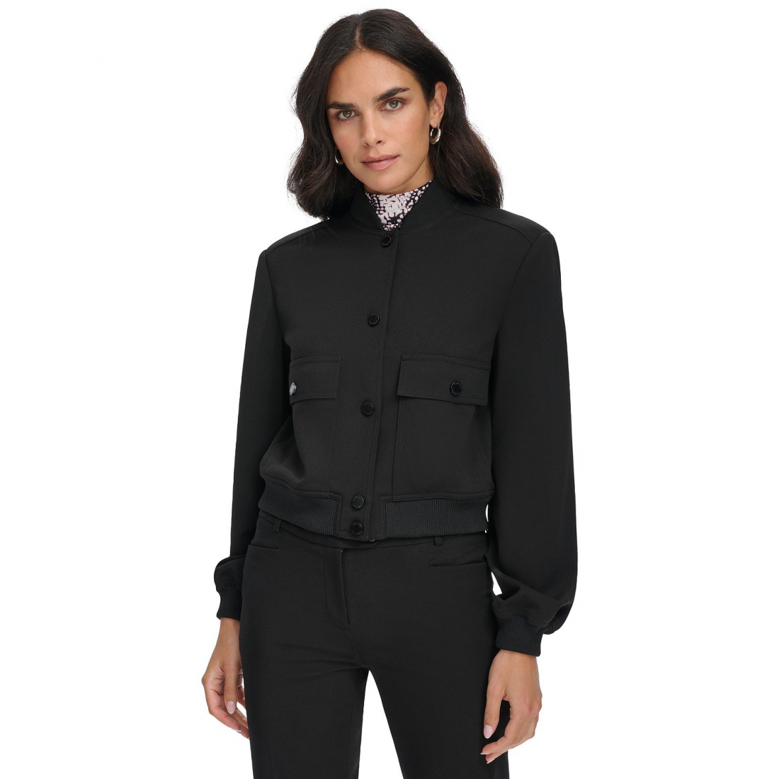 'Stand-Collar Long-Sleeve Jacket' für Damen