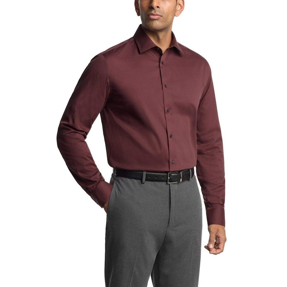 'Regular Fit Modern Pincord Dress Shirt' für Herren