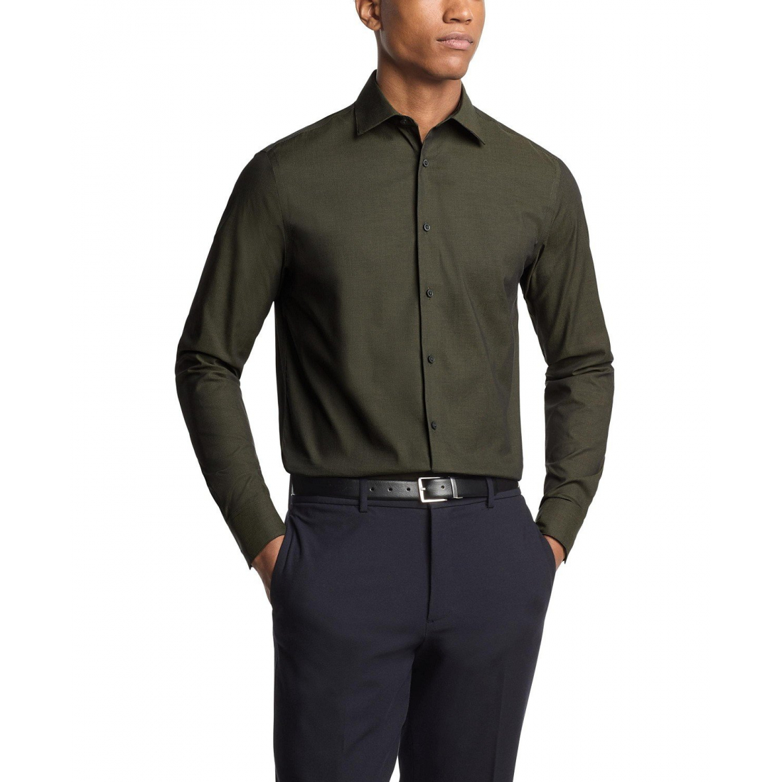 'Regular Fit Modern Pincord Dress Shirt' für Herren