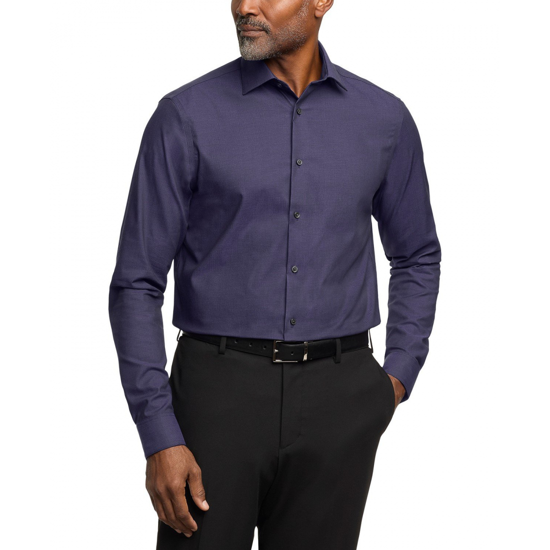 'Regular Fit Modern Pincord Dress Shirt' für Herren