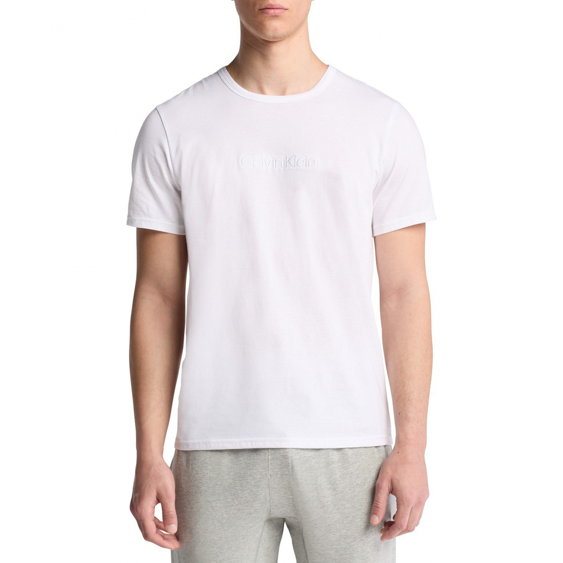 'Modern Cotton Crewneck Undershirt' pour Hommes