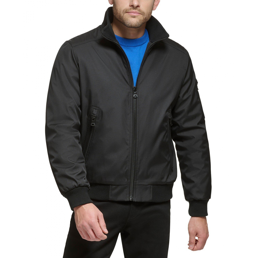 'Classic Zip-Front Ripstop Bomber Jacket' für Herren