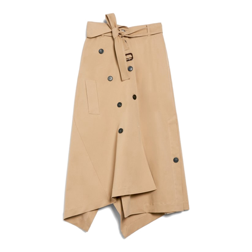 'Gabardine Trench' Rock für Damen